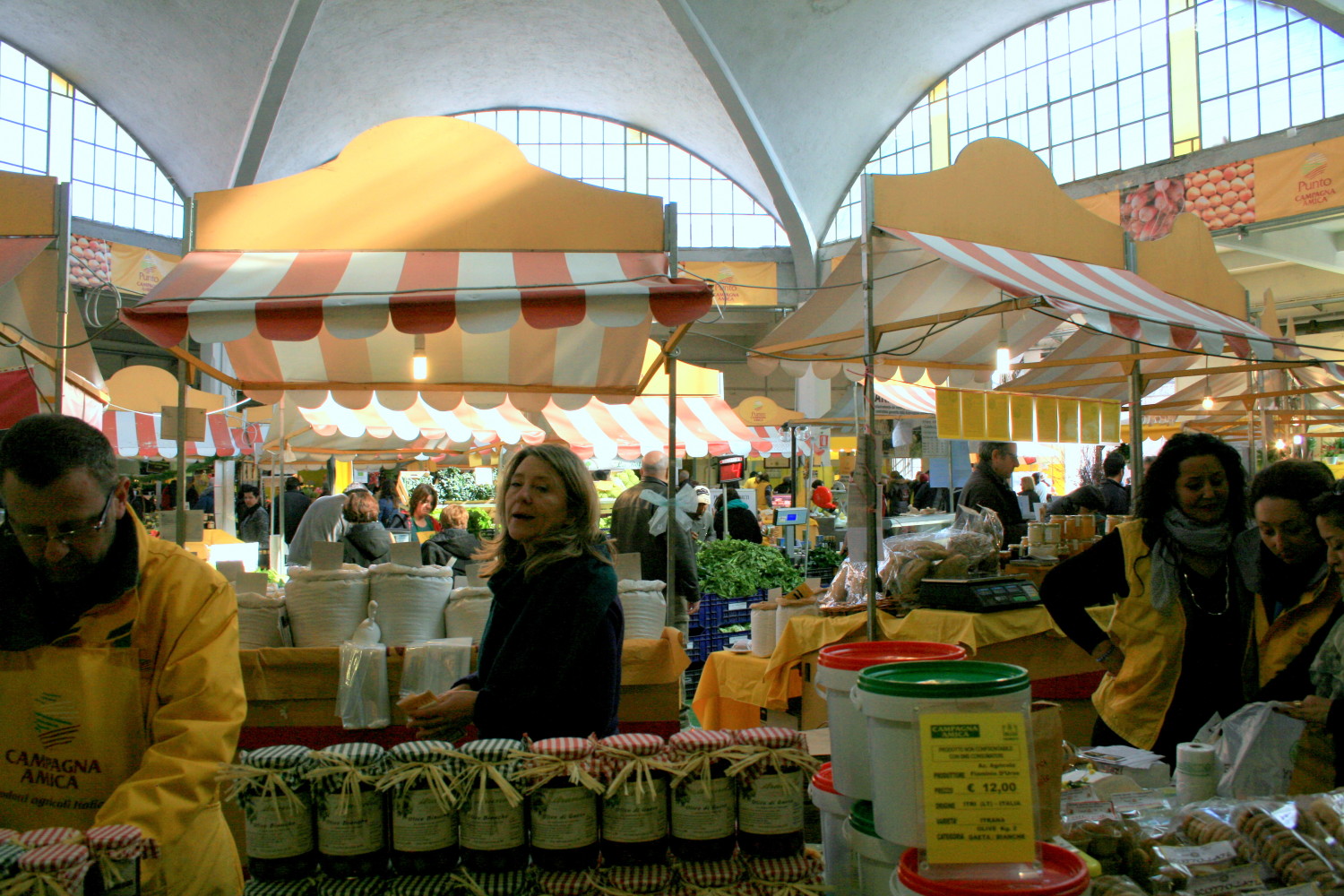 San Teodoro Farmer's Market in Rome