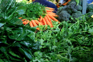 cabbage, broccoli and carrots in Italian markets