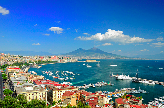 Naples Italy panorama