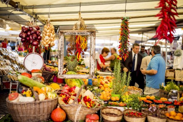 Farmer's market in Rome