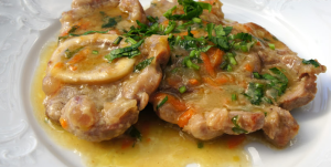 Ossobuco, bone marrow veal stew