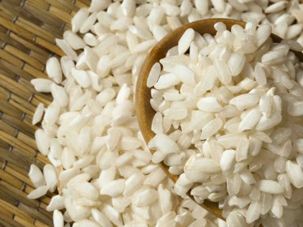 Arborio rice for risotto