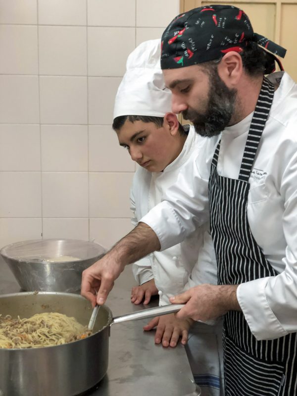 10 moments in Sicily - Chef Mario and his students
