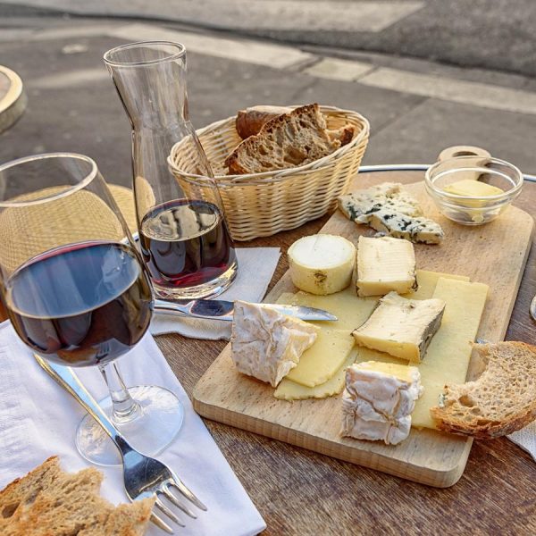 wine and cheese with Casa Mia Tours