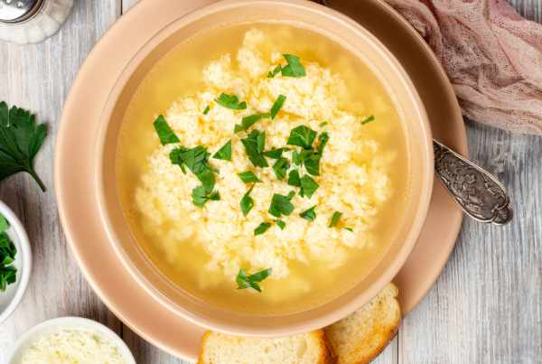 stracciatella in brodo