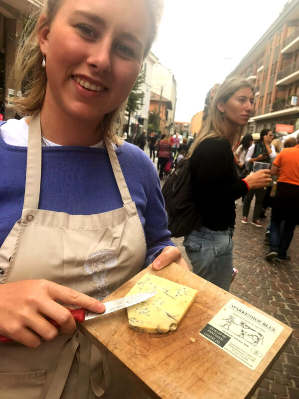 Leicestershire blue cheese at Cheese festival 2019