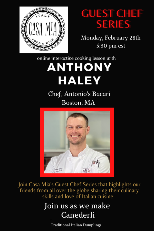 guest chef series: Anthony Haley