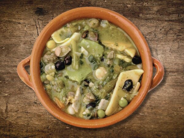 le virtù soup from Abruzzo