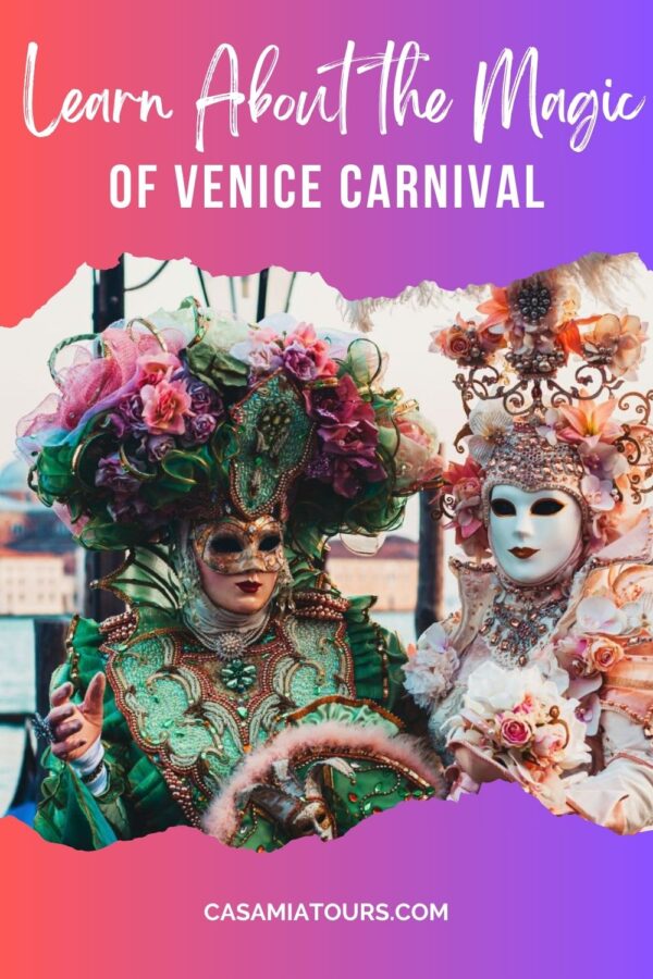 magic of venice carnival pin