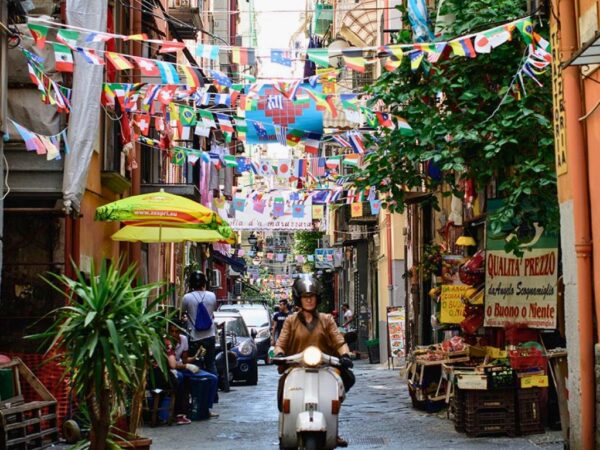 naples historic center city streets