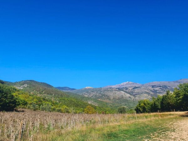 view of abruzzo mountains
