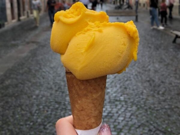 healing italian style gelato cone