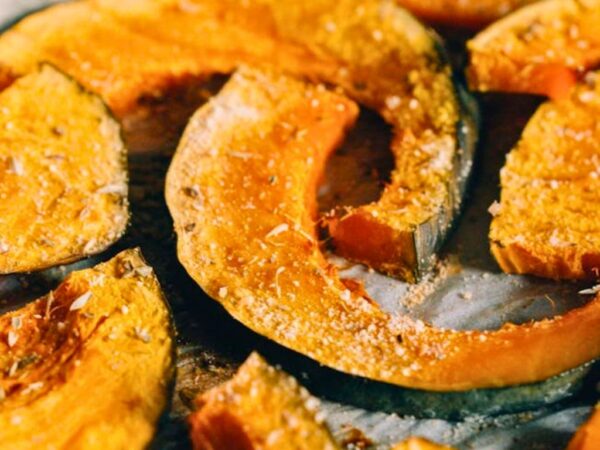 slices of roasted squash