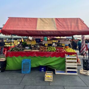 market stall turin