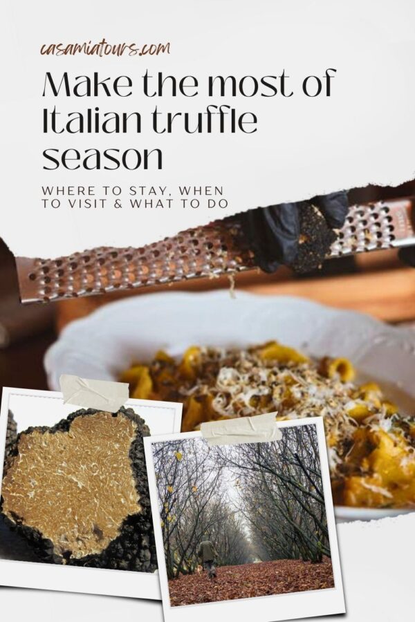 italian truffle season pin