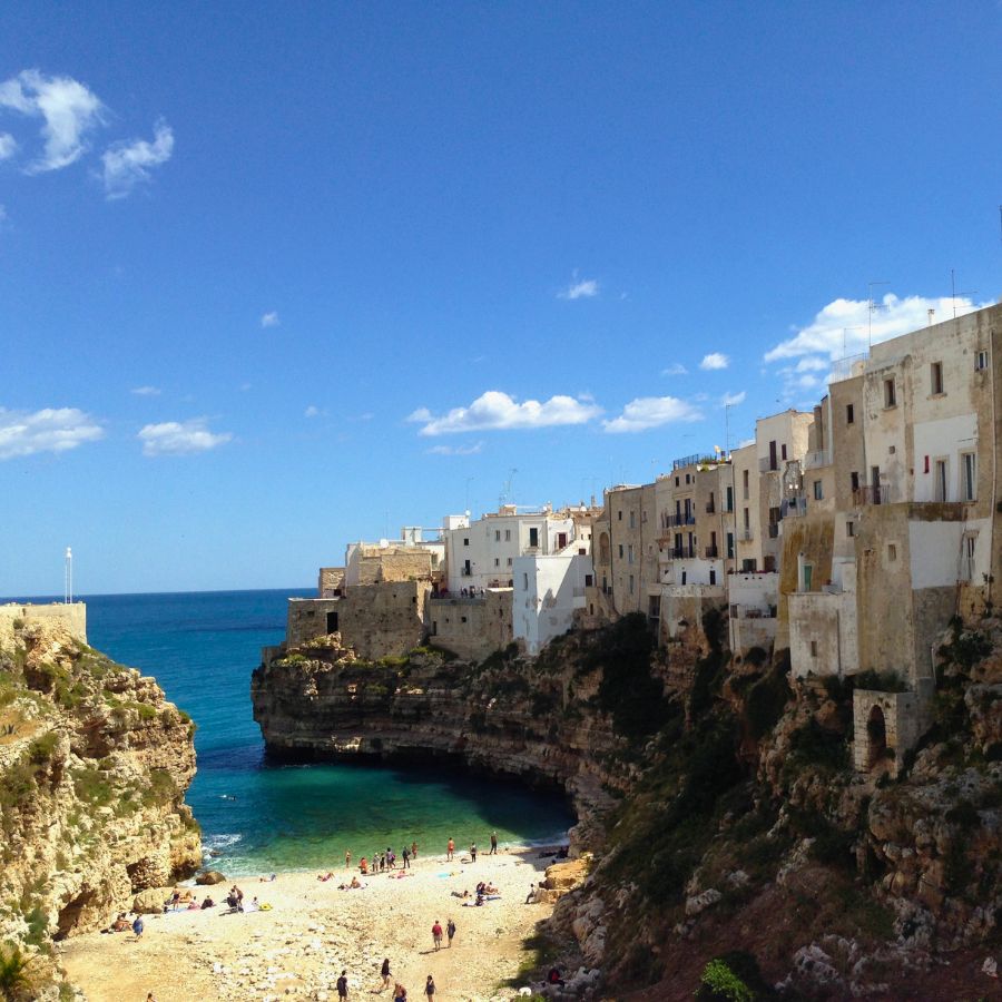 beach of polignano a mare