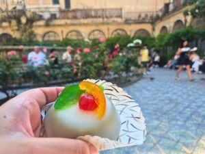 cassata in cloister in palermo