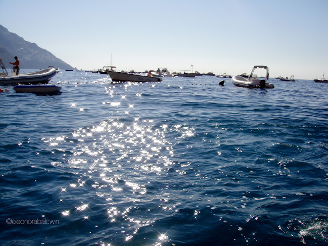 october glimmer at midday, positano