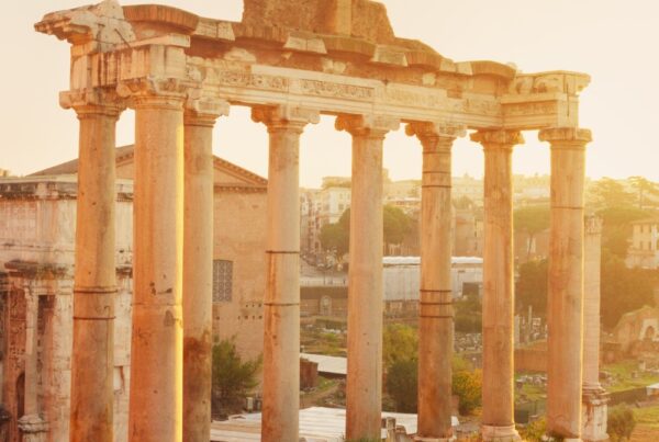 the golden hour september in Rome cinema and food