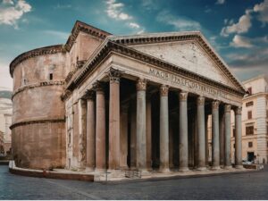 pantheon rome september cinema food