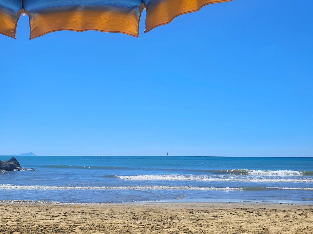 beach and water at anzio 